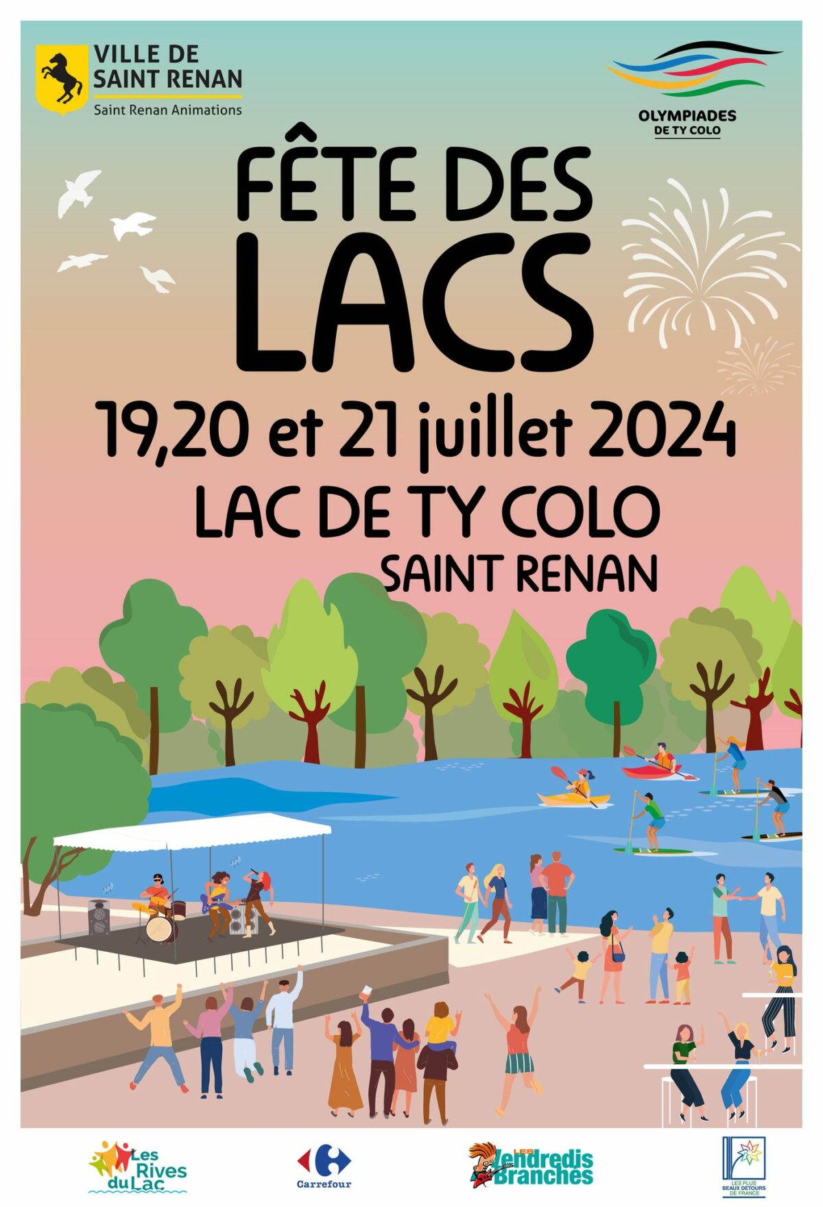 Affiche Fête des lacs